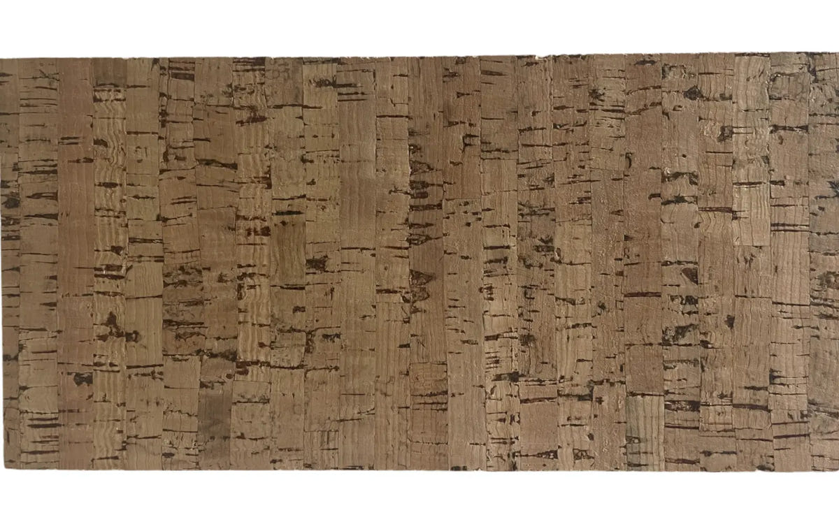 Linea cork wall tile, 600 × 300 mm, natural linear cork decorative surface