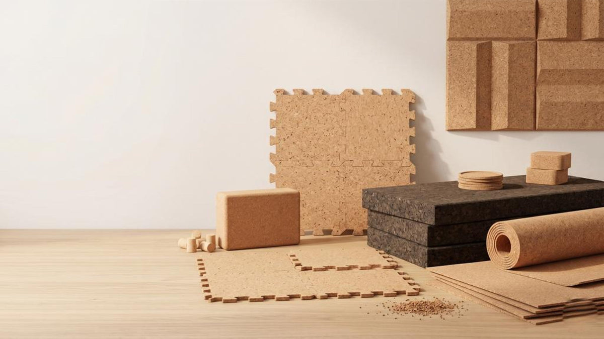 CorkMart best-selling Portuguese cork products including puzzle mats, cork rolls and insulation materials