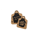 Cork Apron Hot Pad — Kitchen Quotes Print - Apron Small — 215 × 140mm - Portuguese cork product
