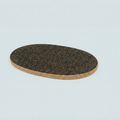 High Density Cork Oval Hot Pad — Dark - 340 × 220mm - Portuguese cork product