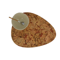 Cork Teardrop Placemat Set of 4 — Rustic Red - Standard — 420 × 310mm - Portuguese cork product