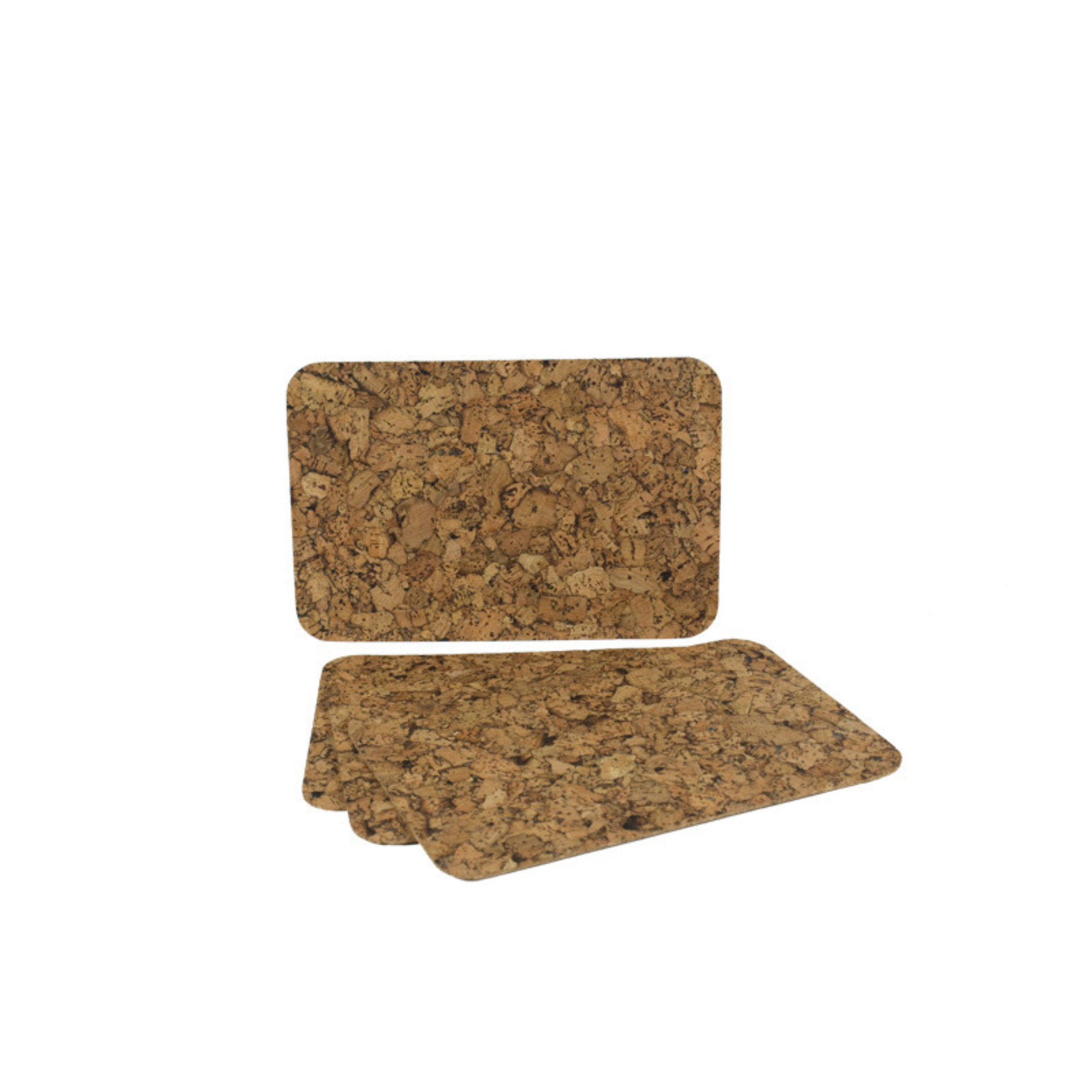 Cork Placemat Set of 4 — Small Rectangle - Portuguese cork product