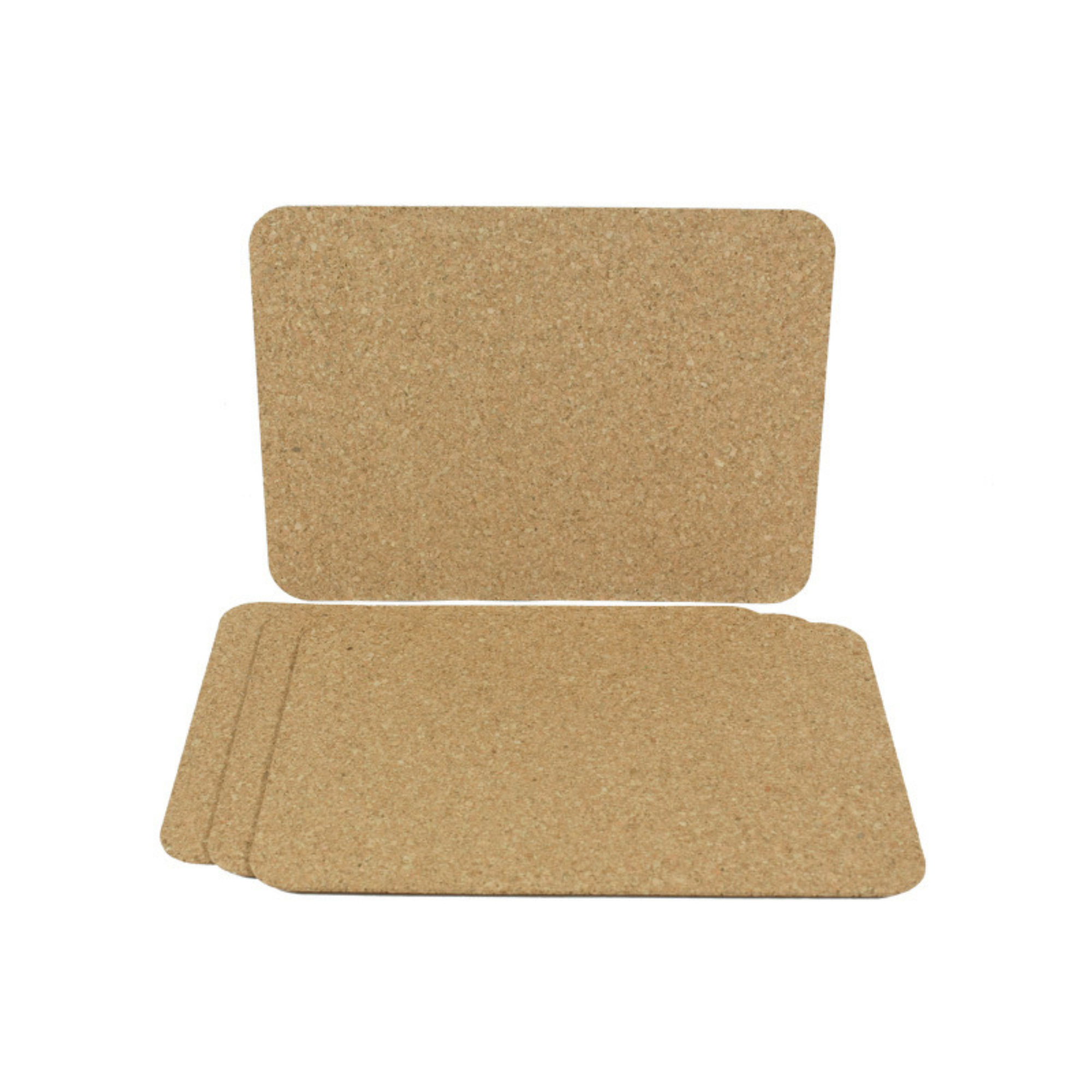 Cork Placemat Set of 4 — Classic Natural - Portuguese cork product