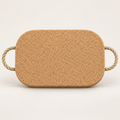 Thick Rectangular Cork Trivet with Rope 300 × 200 × 20 mm - hero