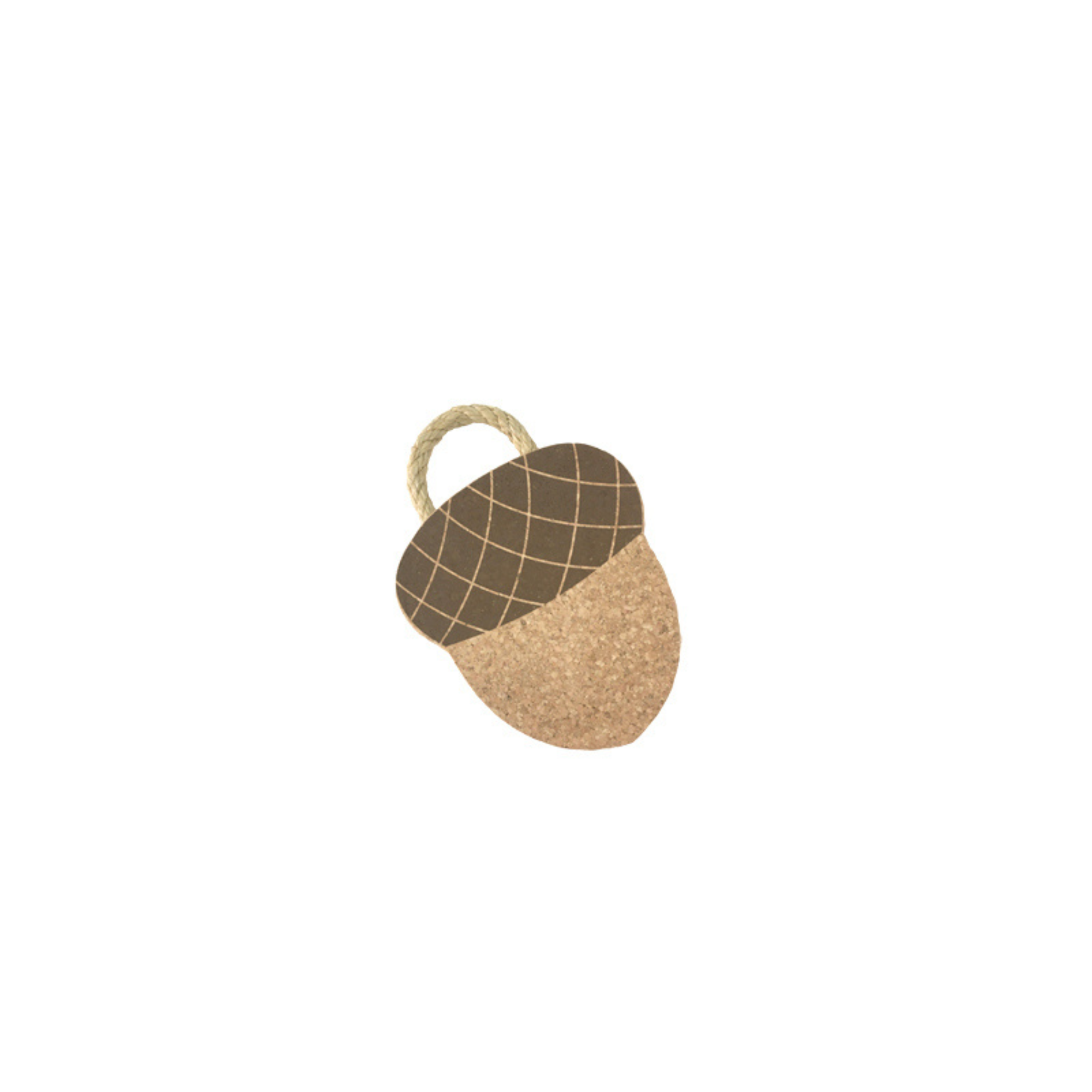 Cork Acorn Shape Hot Pad — Artisan - 180 × 160mm - Portuguese cork product