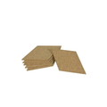 Cork Wall Tiles Diamond Natural | Set of 6 | Self-Adhesive - Portuguese cork product