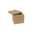Cork Wine Cooler Square with Cork Lid | 140x140x140mm - Portuguese cork product