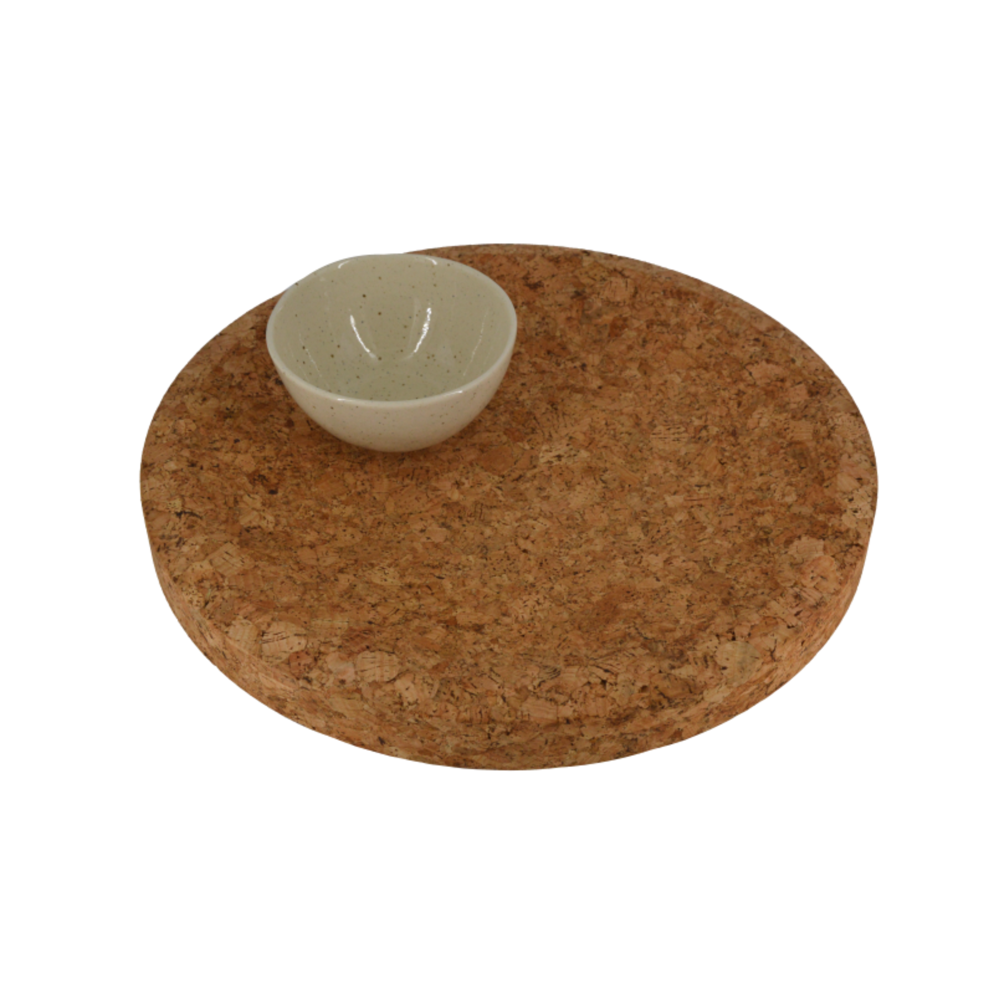 Cork Large Round Centrepiece Tray — Ø435mm - Portuguese cork product