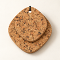 Drop Cork Trivet Set of 2 Country - 150 mm and 200 mm, 15 mm thick