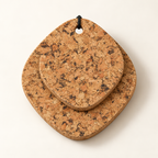 Drop Cork Trivet Set of 2 Country - 150 mm and 200 mm, 15 mm thick