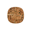 Cork Round Hot Pad Set of 3 — Fig Pattern - Portuguese cork product