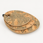 Pebble Cork Trivet Set of 3 - graduated 240, 280 and 325 mm sizes, 20 mm thick