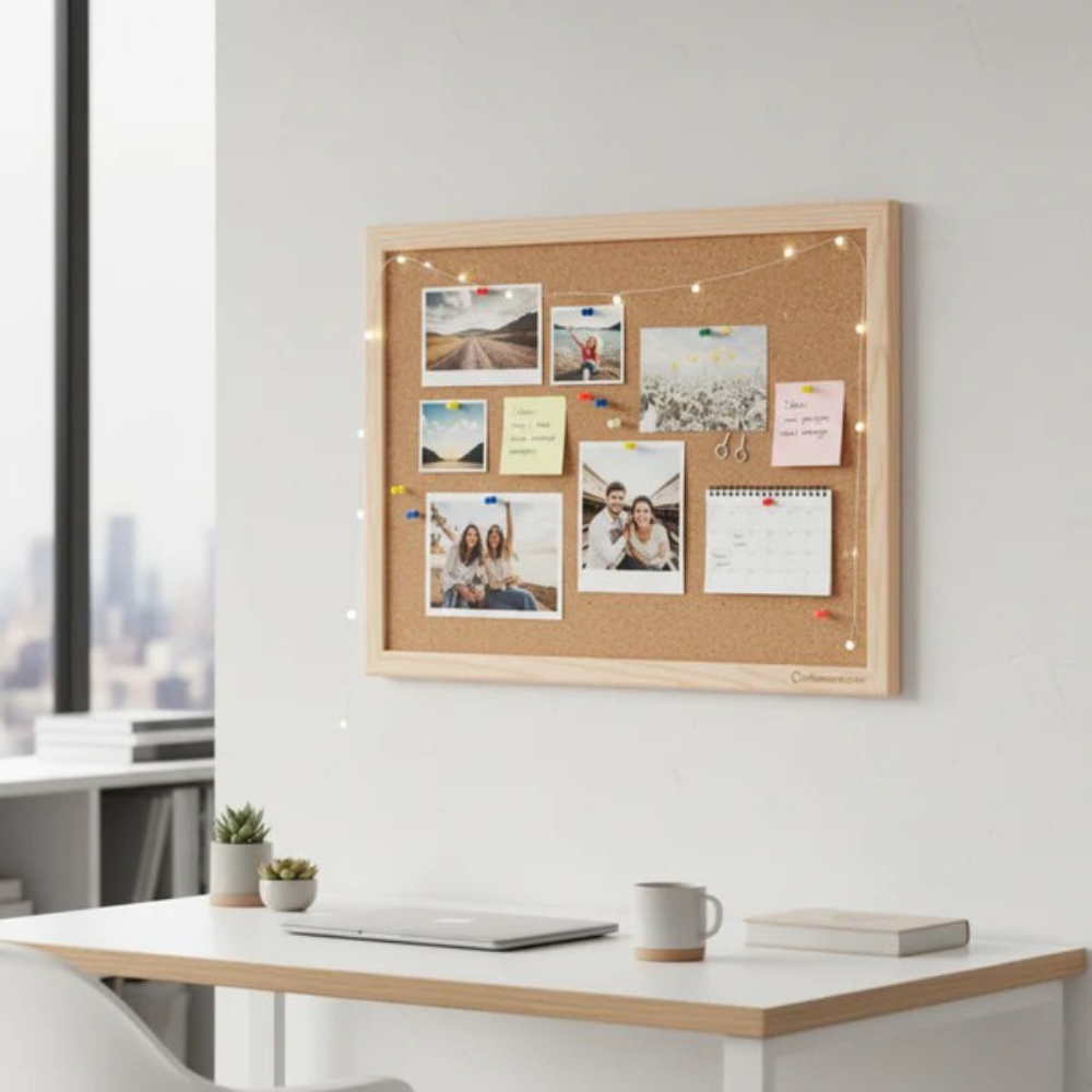 Natural Cork Board | Wood Series