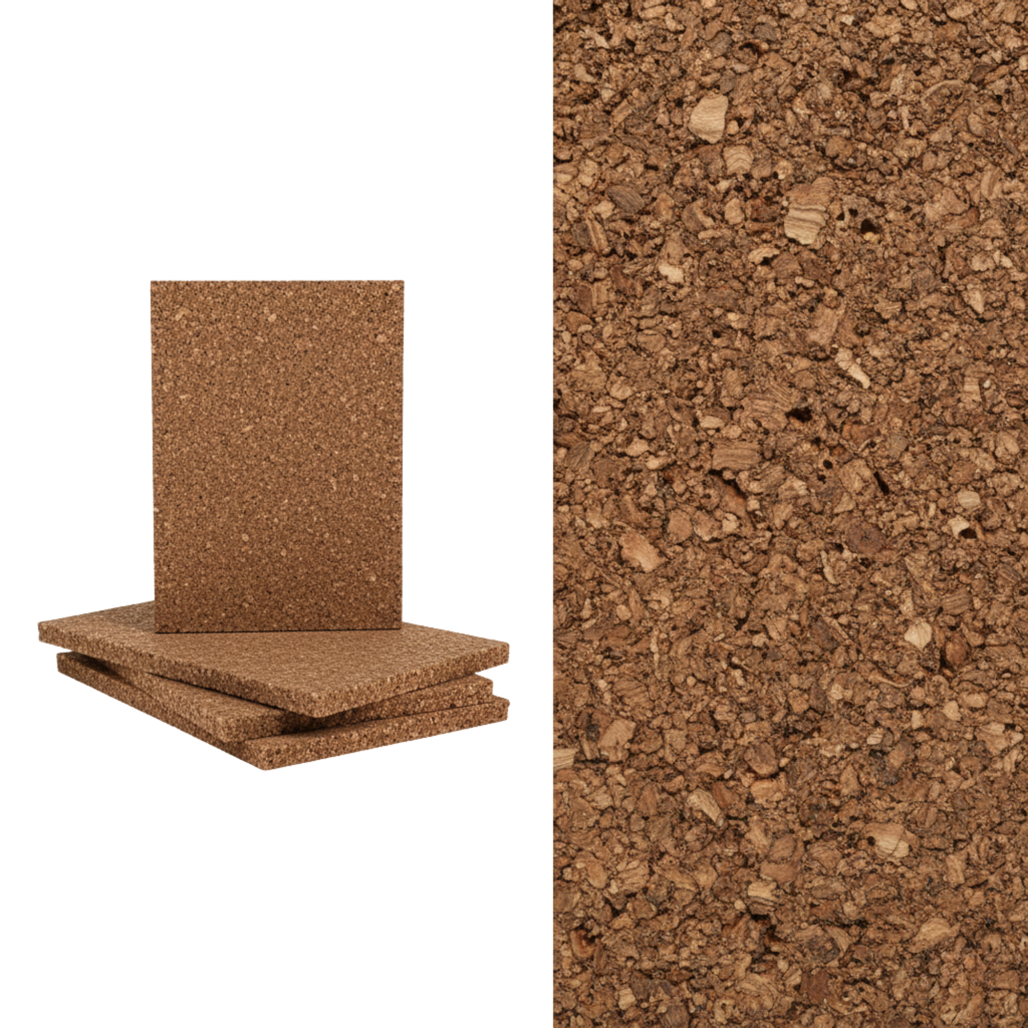 Expanded cork insulation board eco-friendly panel by CorkMart