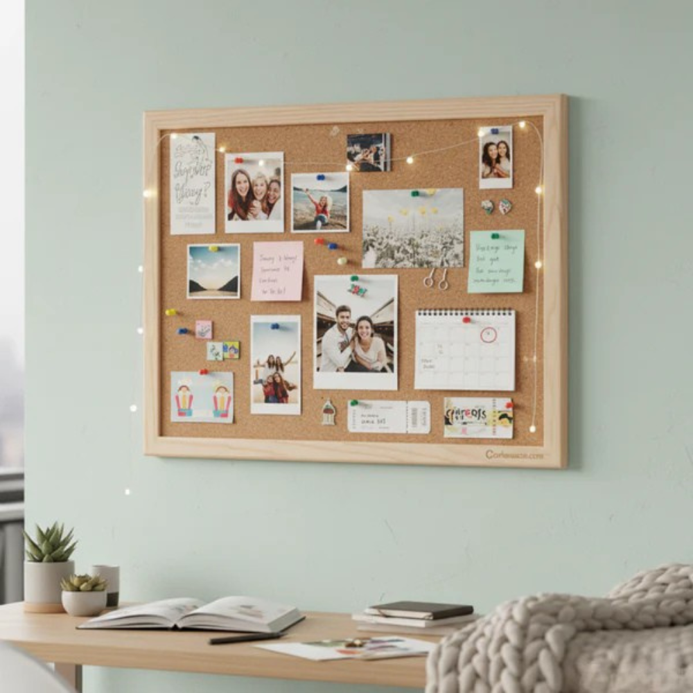 Natural Cork Board | Wood Series