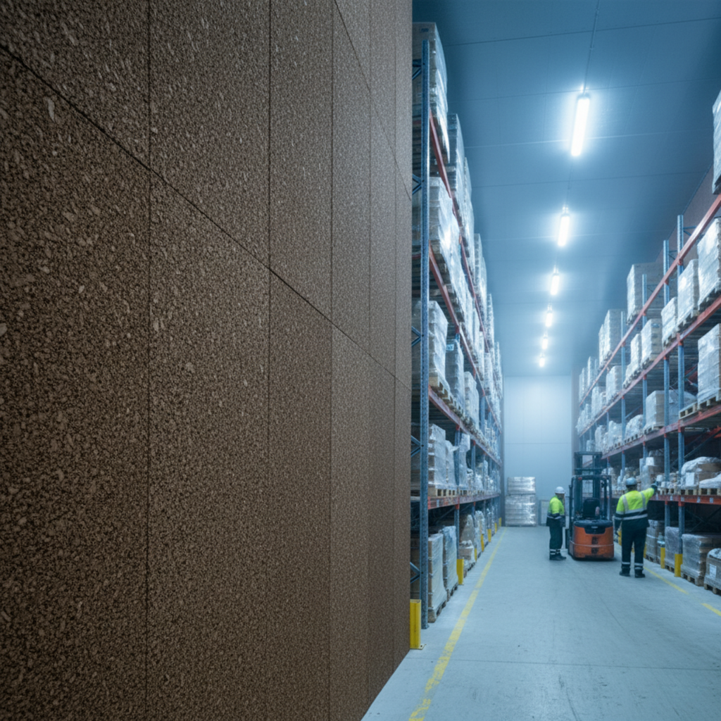 Expanded cork insulation board eco-friendly panel by CorkMart