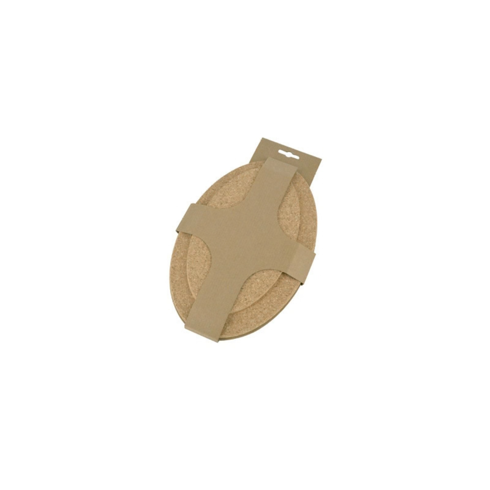 Cork Hot Pad Hanging Pack — Oval Set of 2 - Portuguese cork product