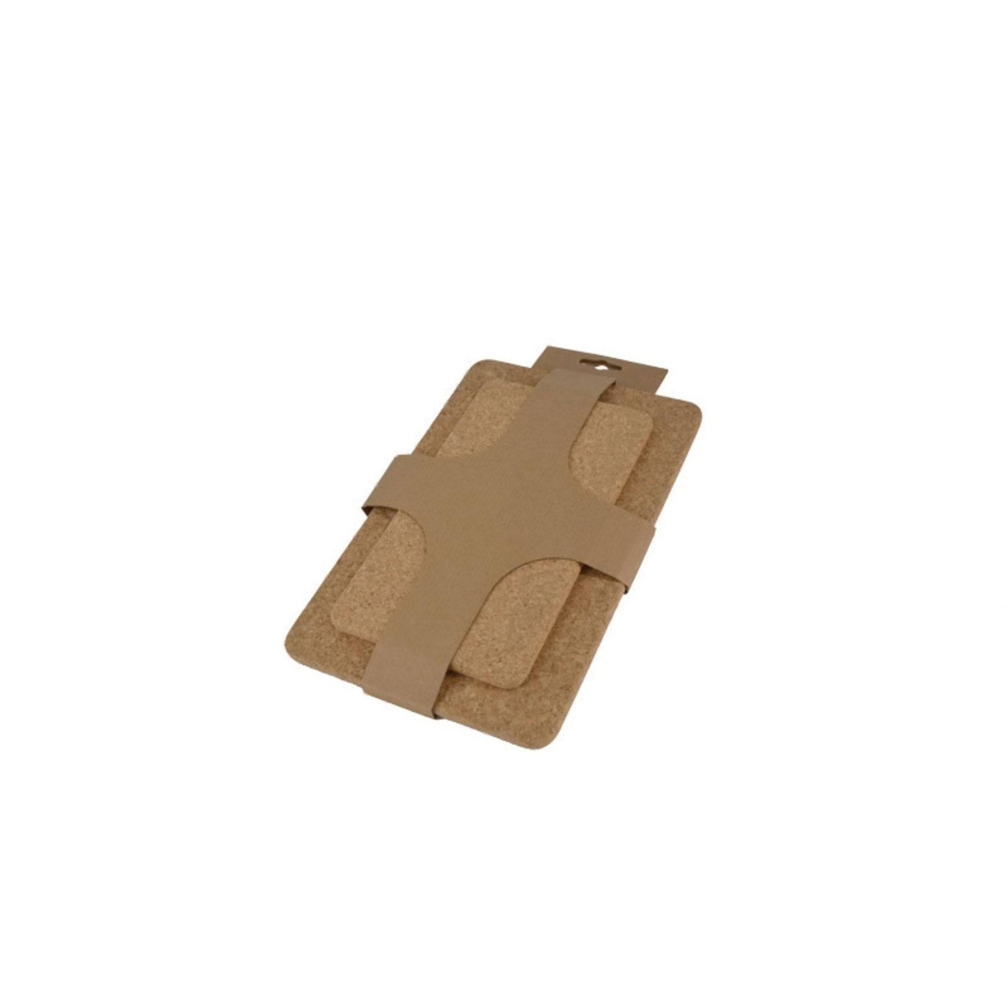 Cork Hot Pad Hanging Pack — Oval Printed Set of 2 - Portuguese cork product