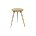 Cork Stool with Wooden Legs | Ø290mm x H430mm - Portuguese cork product