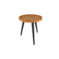 Cork Side Table with Wooden Legs | Ø420mm x H440mm - Portuguese cork product
