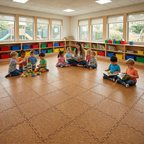 Waterproof Cork Puzzle Mats | Interlocking Floor Tiles - Portuguese cork product
