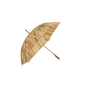 Cork Umbrella Rustic | Ø1000mm — Cork Leaf Pattern - Portuguese cork product