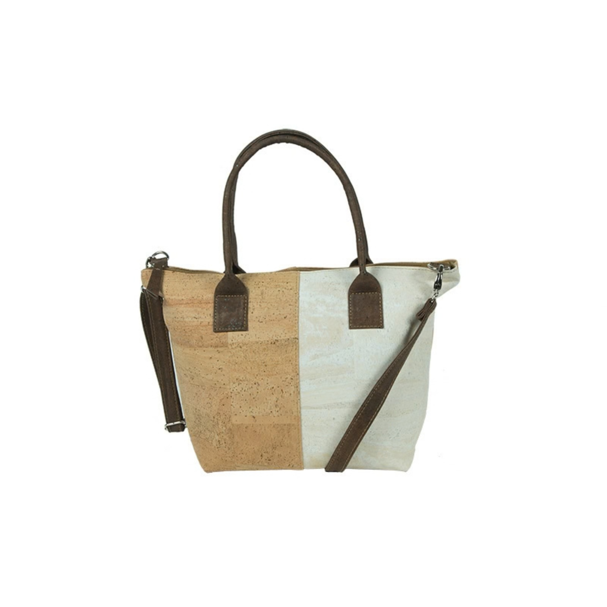 Cork Tote Bag Natural & Brown - Portuguese cork product