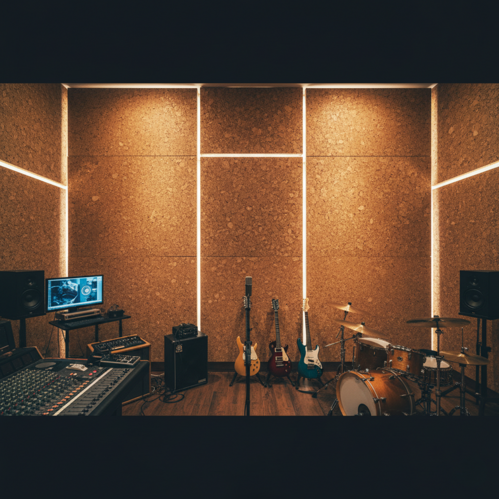 Coarse-Grained  Agglomerated Cork Sheets