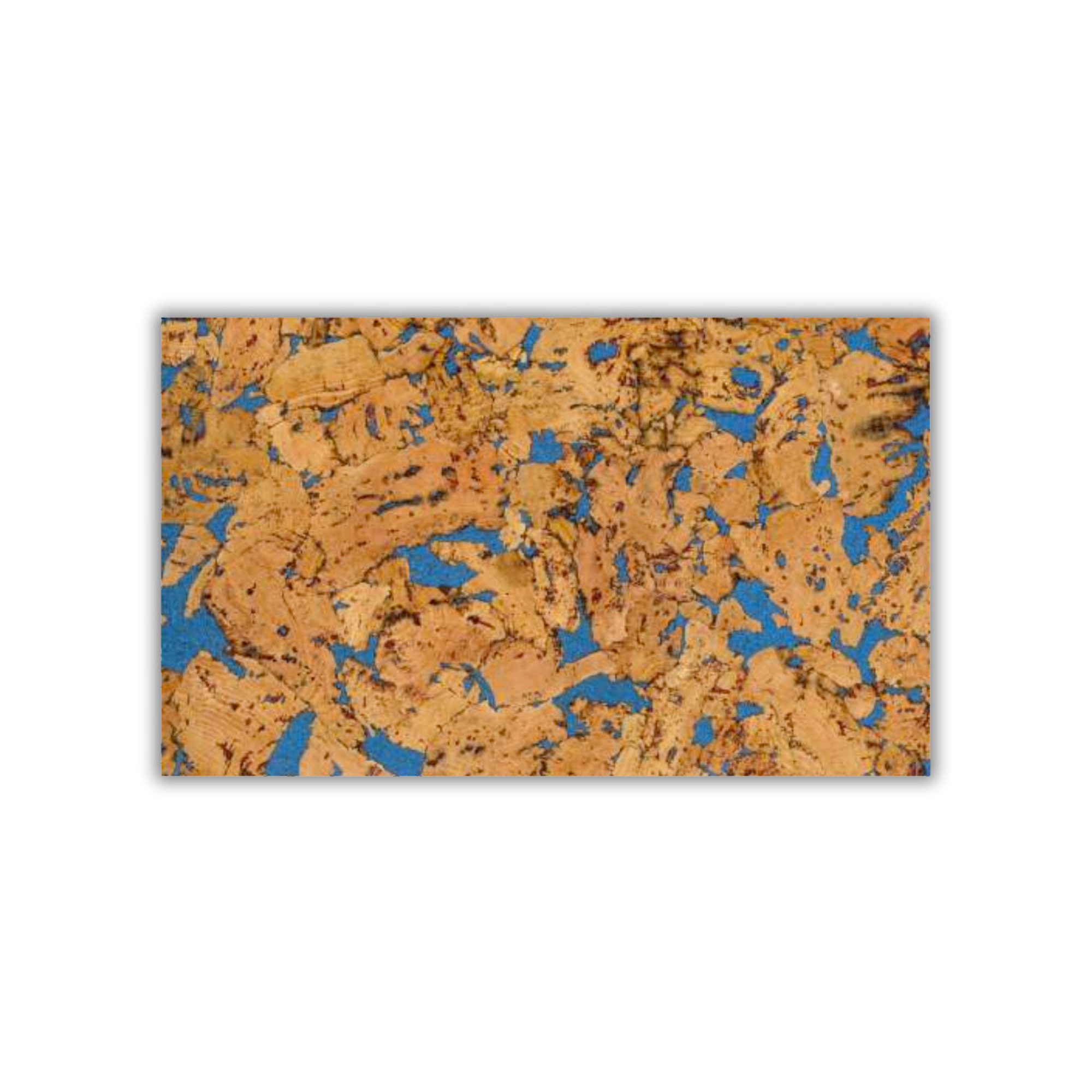 Cloud Blue serene pattern cork wall tile 3mm by CorkMart