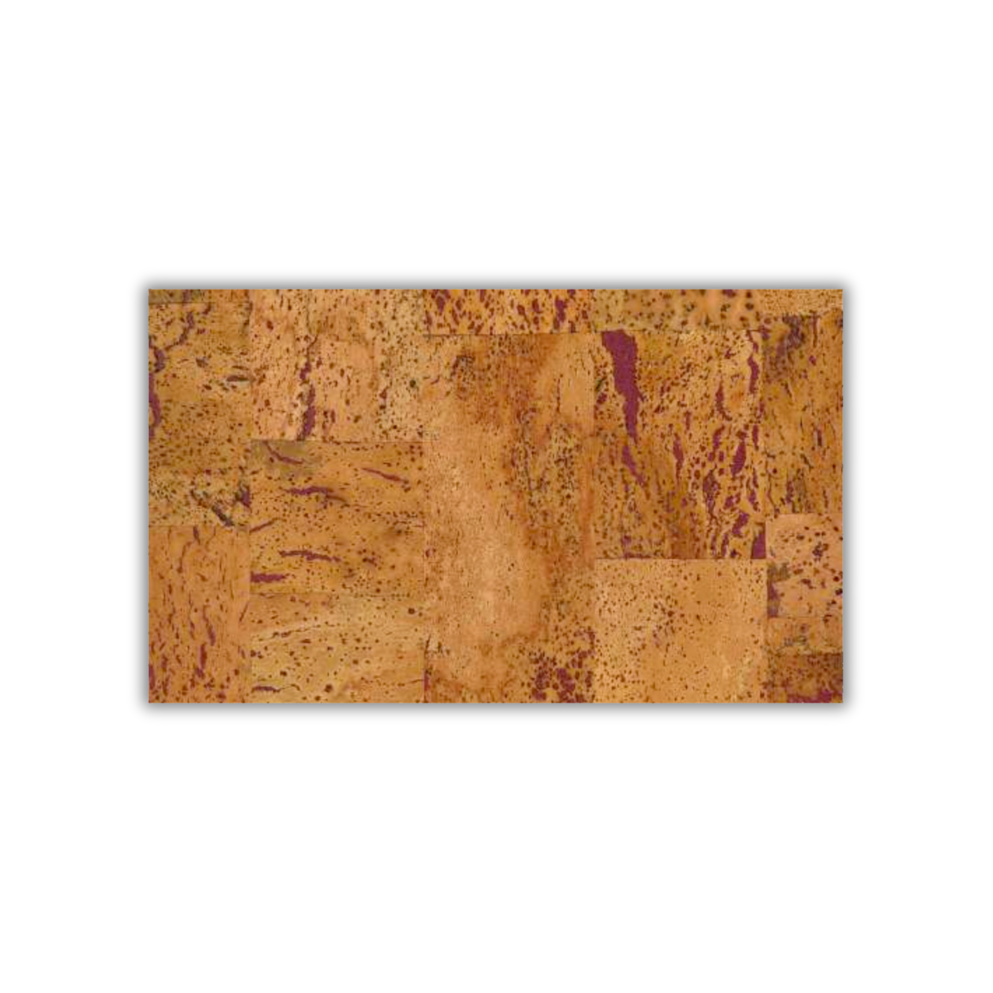 Europe Red vibrant cork wall tile 3mm by CorkMart