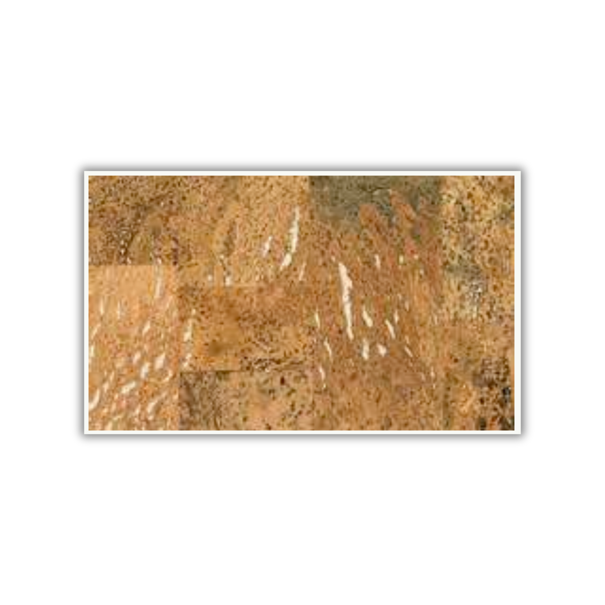 Europe White clean finish cork wall tile 3mm by CorkMart