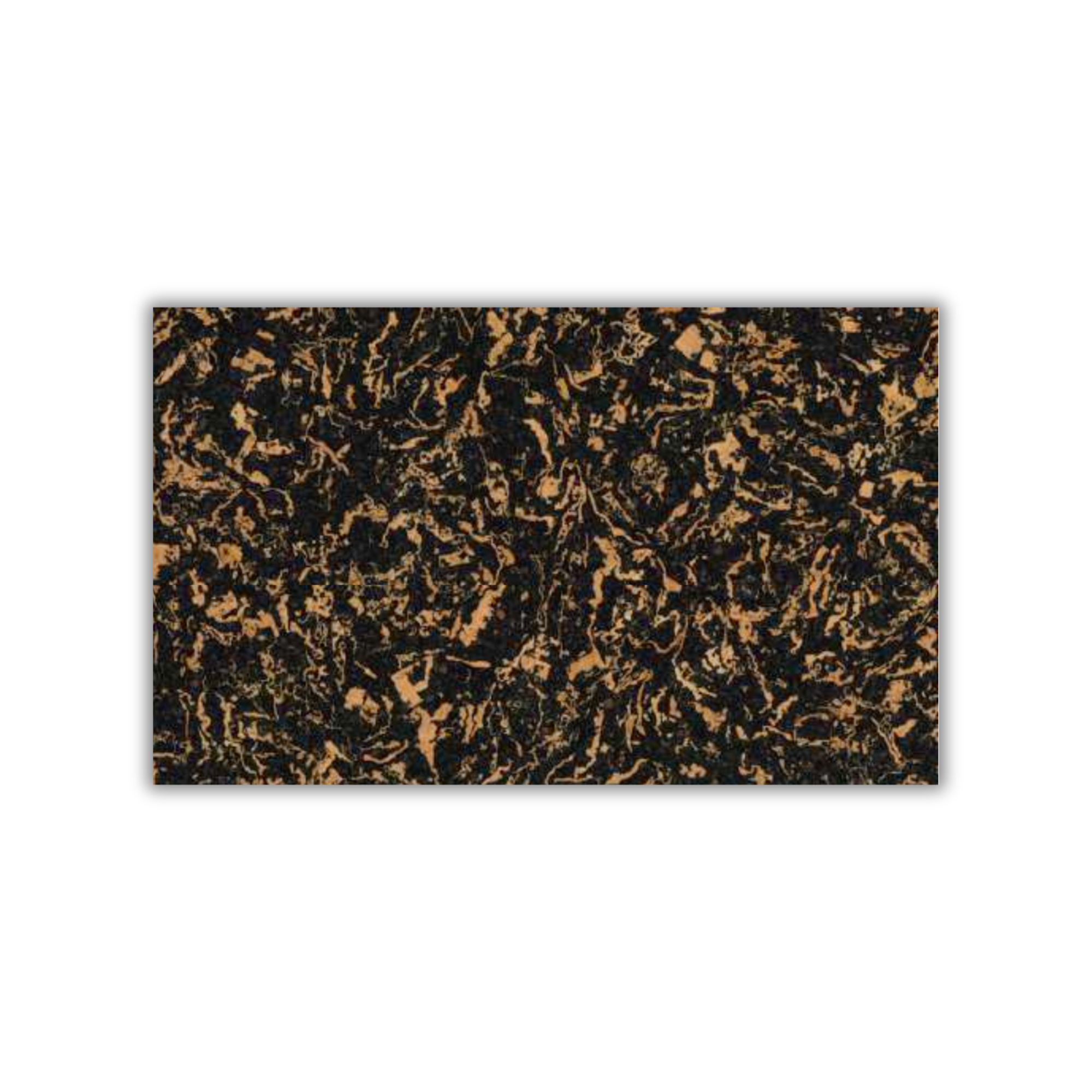 Forest pattern decorative cork wall tile 3mm wax finish by CorkMart