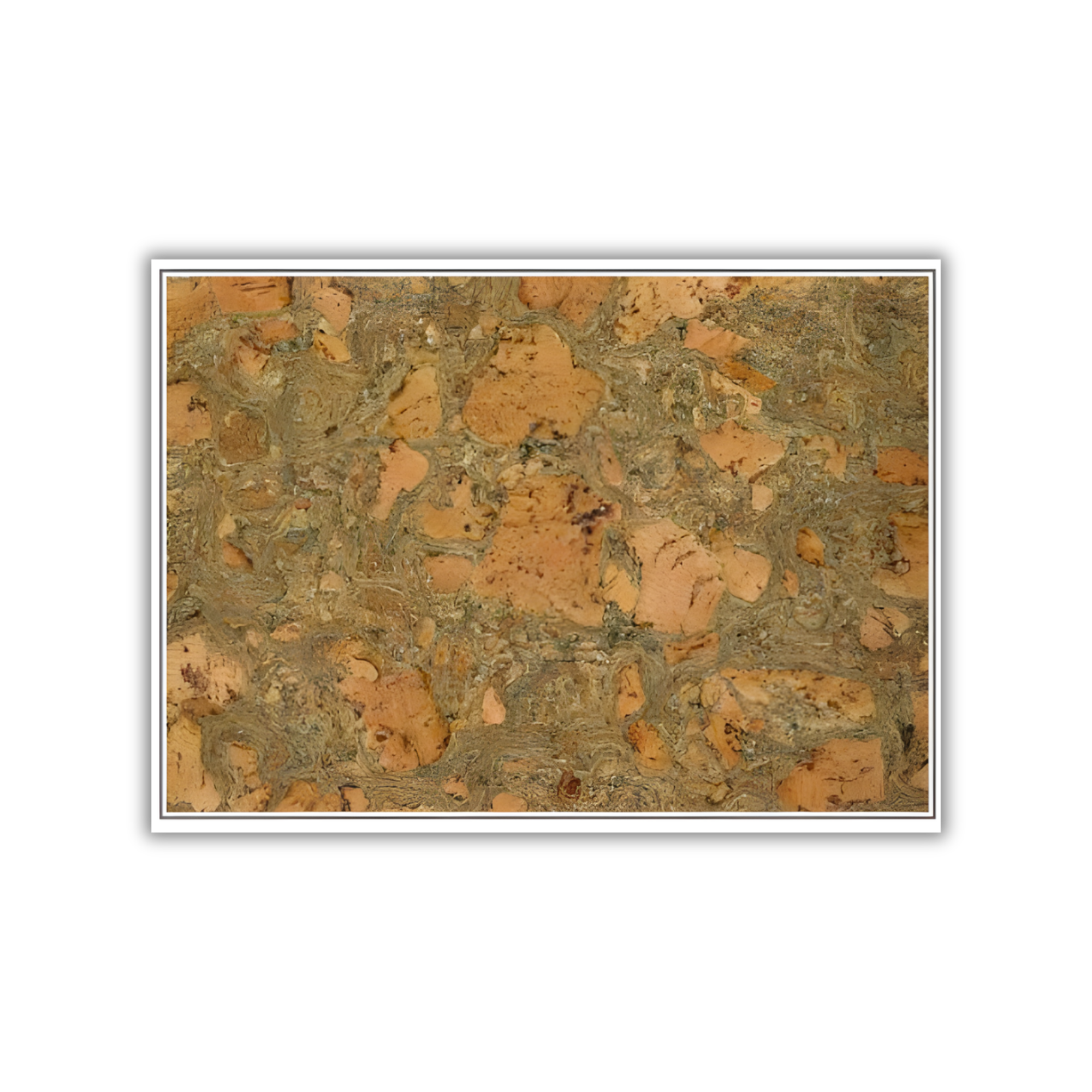 Saphira Black dark pattern cork wall tile 3mm by CorkMart