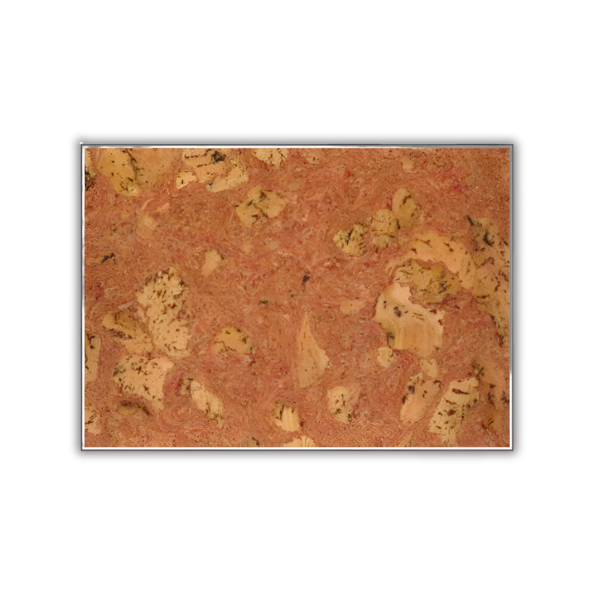Saphira Red vibrant pattern cork wall tile 3mm by CorkMart