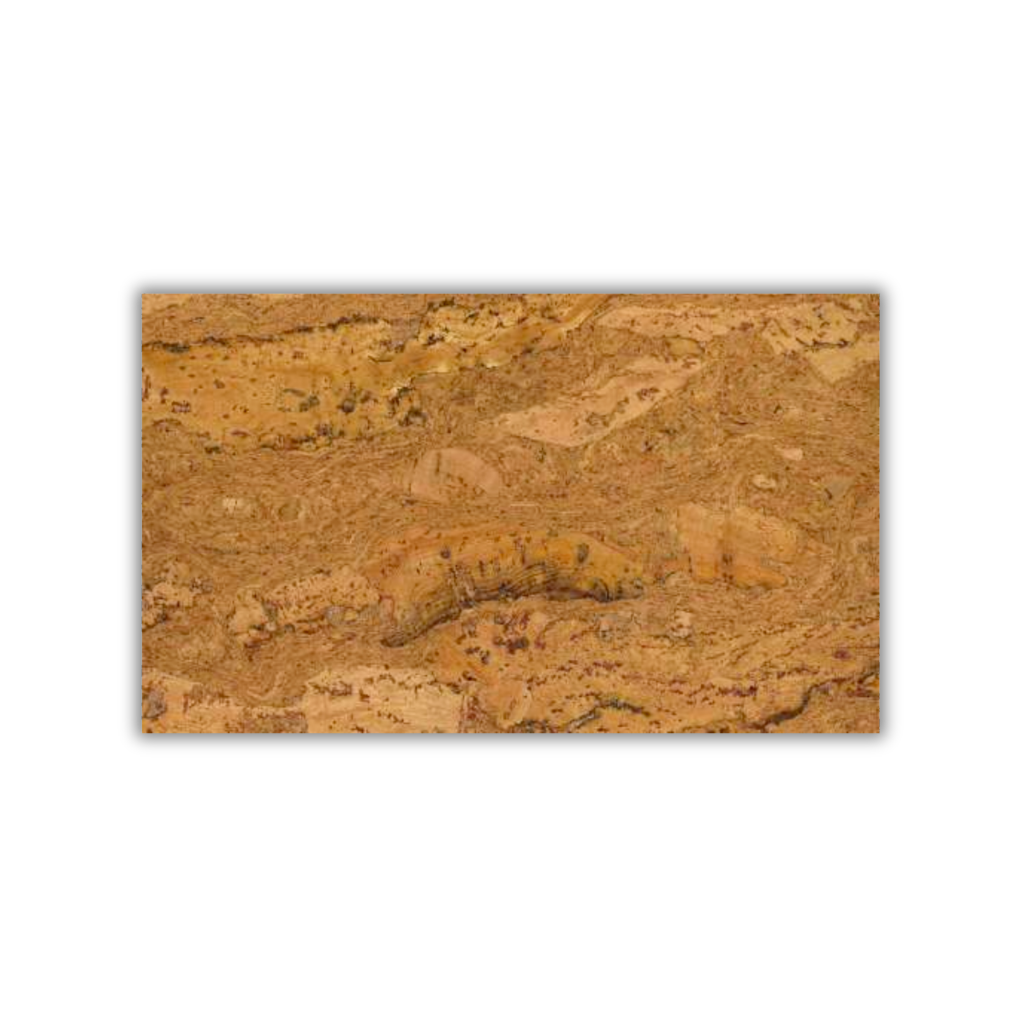 Wave Natural flowing design cork wall tile 3mm by CorkMart