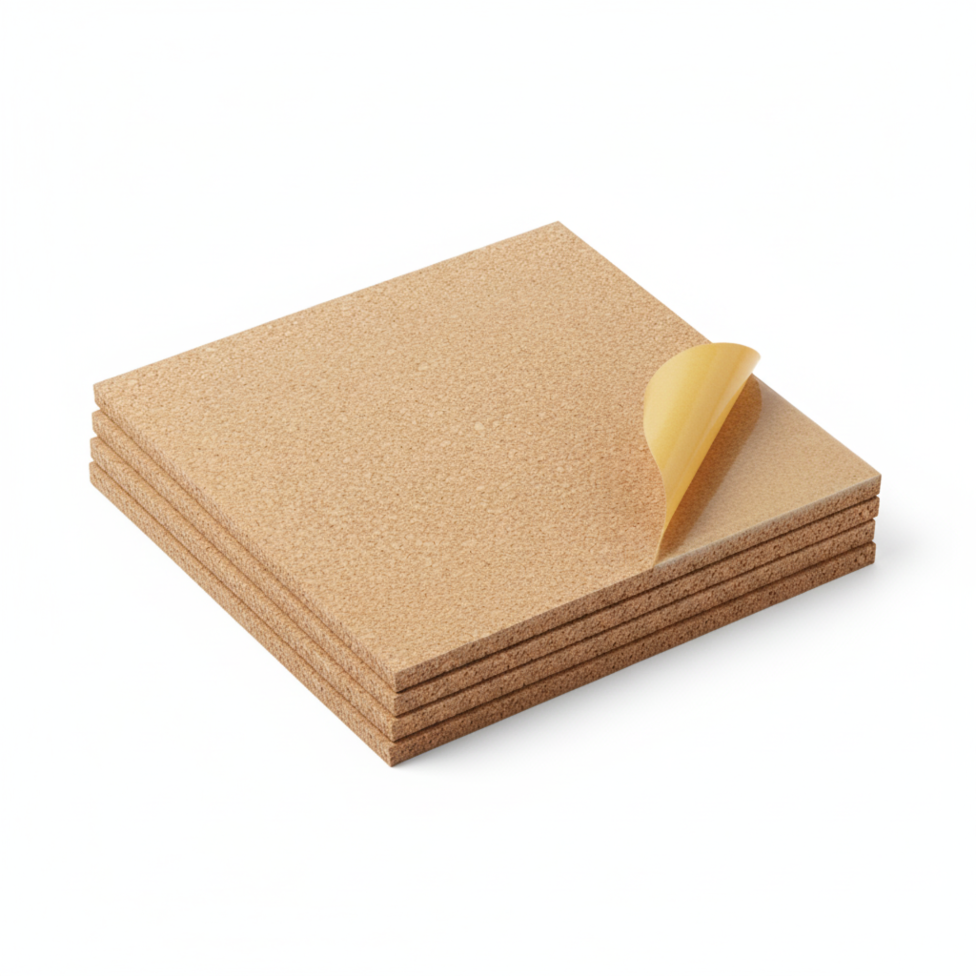 Fine Grained Self Adhesive Cork Wall Tiles