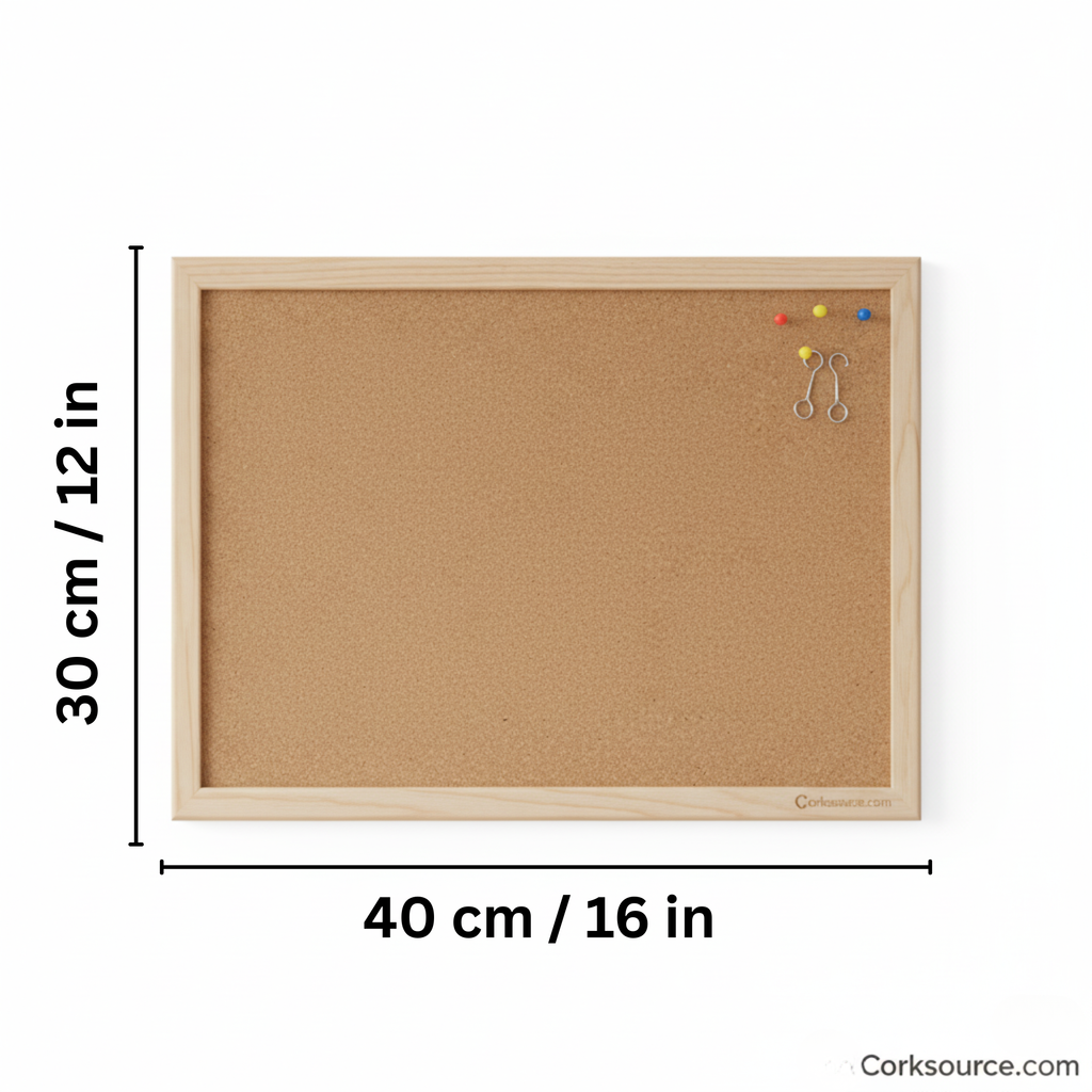 Natural Cork Board | Wood Series