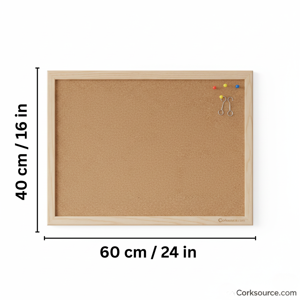 Natural Cork Board | Wood Series