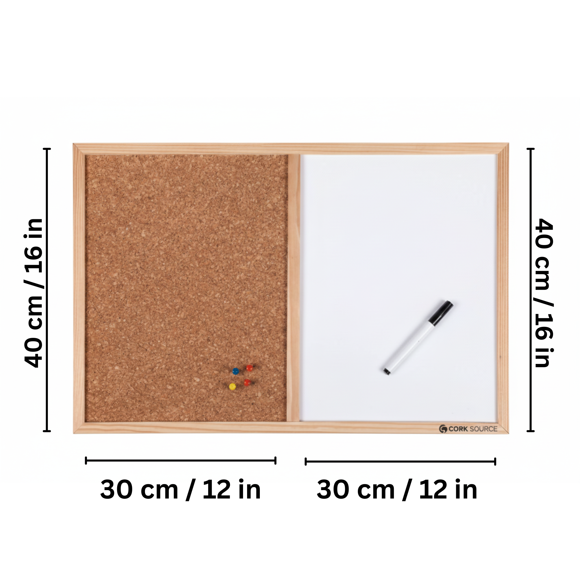 Natural Cork Board | Wood Series