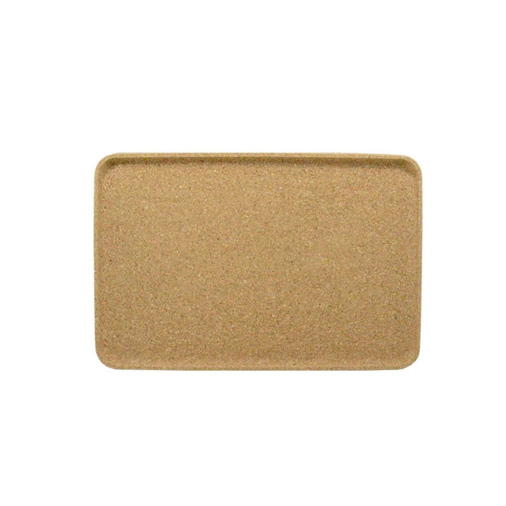 Cork Rectangle Serving Tray — 430 × 300mm - Natural - Portuguese cork product