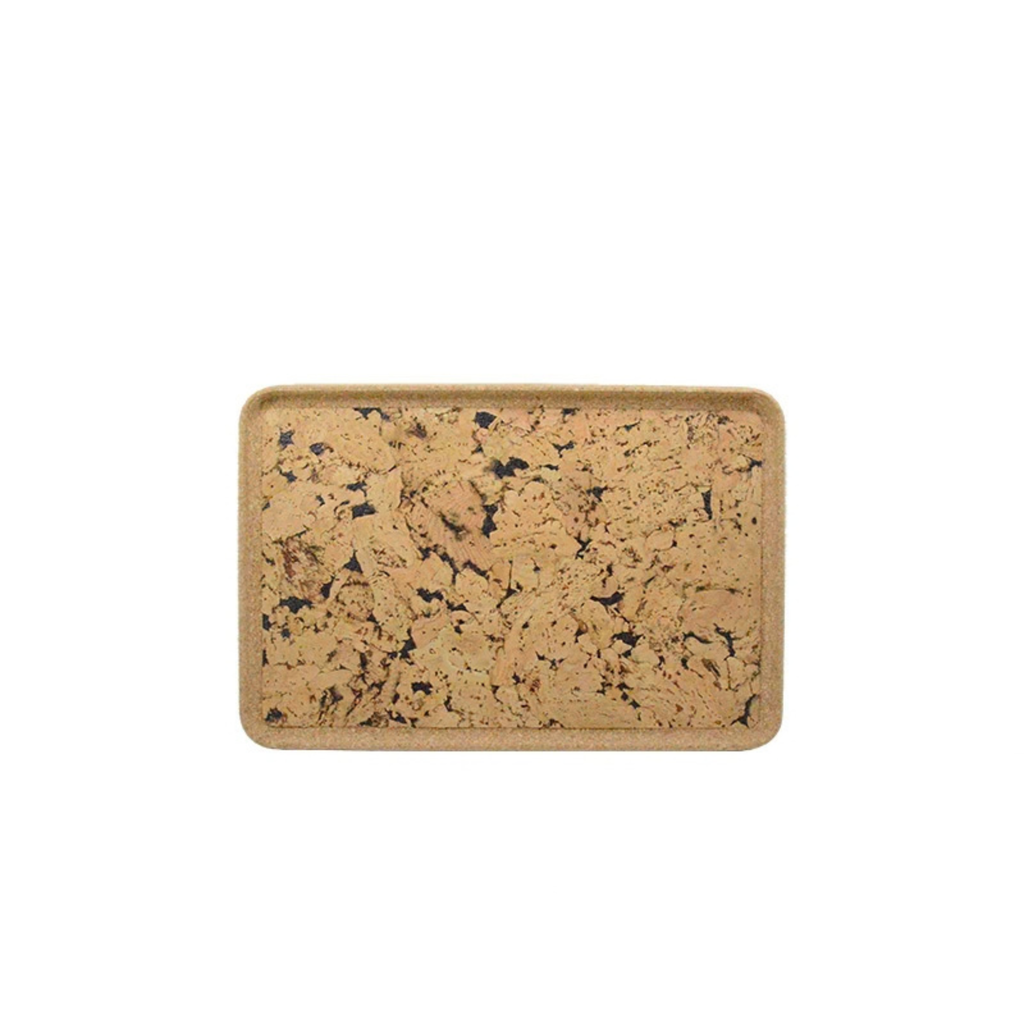 Cork Rectangle Serving Tray — 430 × 300mm - Fjord Black - Portuguese cork product
