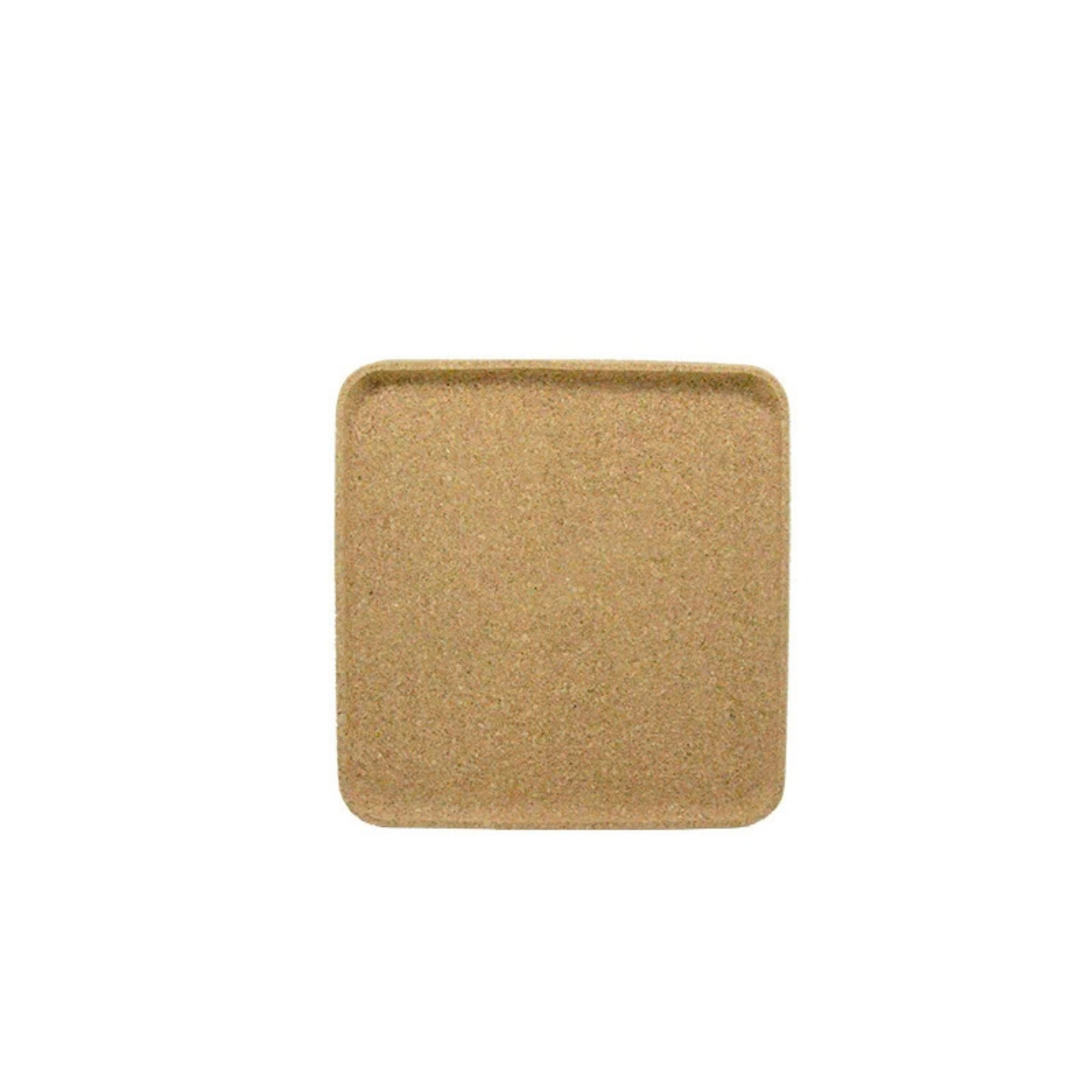 Cork Square Serving Tray — 300 × 300mm - Natural - Portuguese cork product