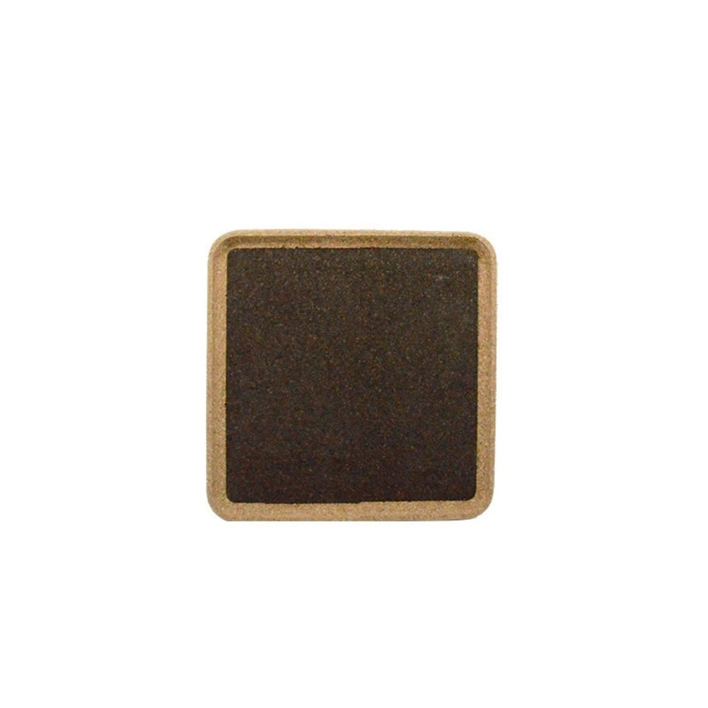 Cork Square Serving Tray — 300 × 300mm - Dark - Portuguese cork product