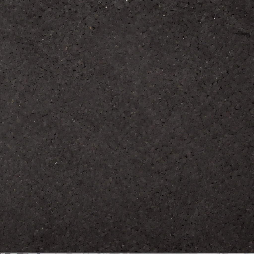 Acoustic Black cork acoustic wall tile close-up showing the real dark cork texture and waxed surface