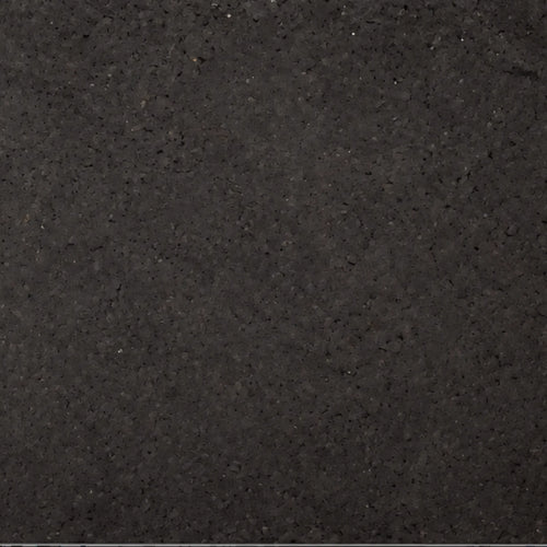 Acoustic Black cork acoustic wall tile close-up showing the real dark cork texture and waxed surface