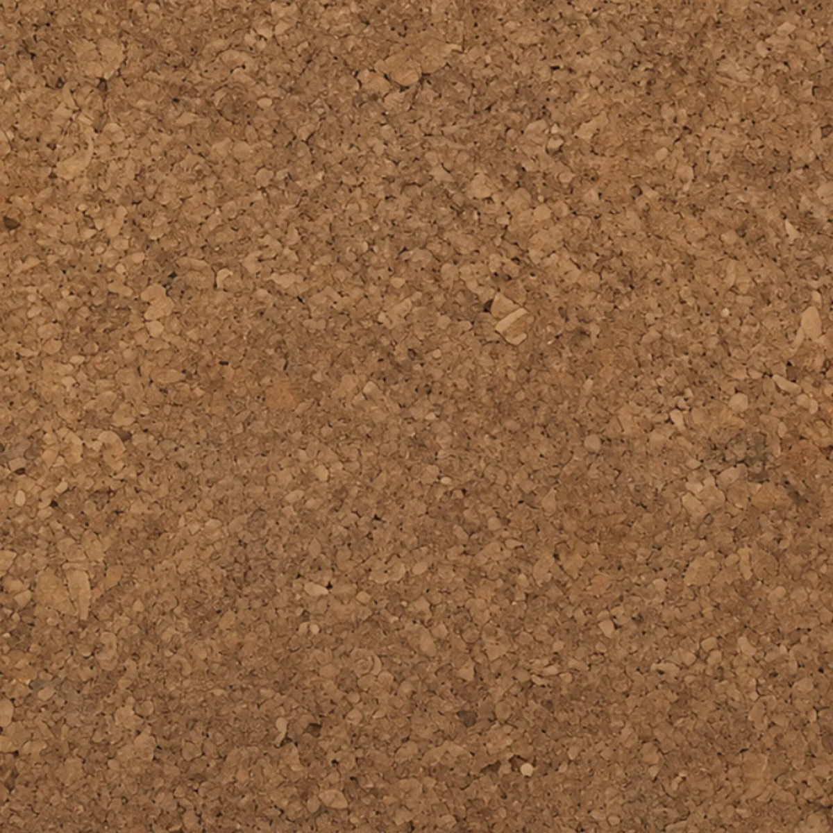 Acoustic Brown cork acoustic wall tile close-up showing the real warm brown cork texture and waxed surface
