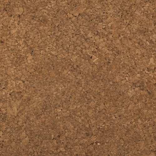 Acoustic Brown cork acoustic wall tile close-up showing the real warm brown cork texture and waxed surface