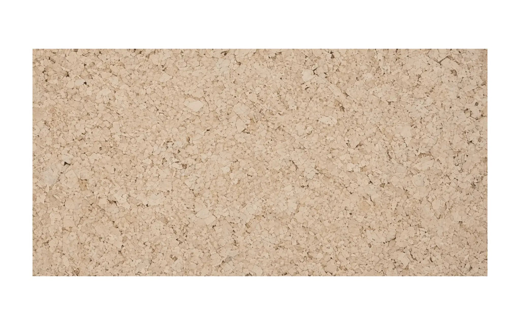 Acoustic Cream cork acoustic wall tile, 600 × 300 × 10 mm, warm cream cork surface