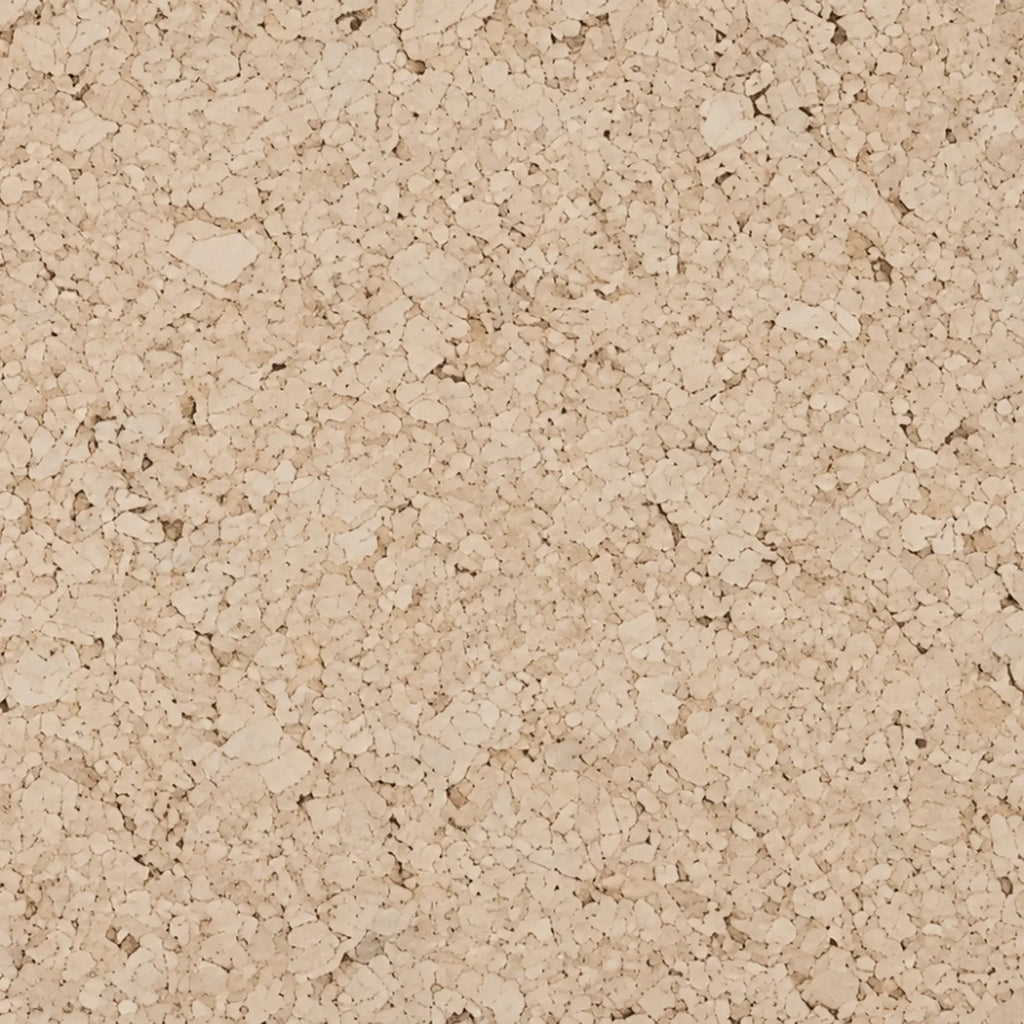 Acoustic Cream cork acoustic wall tile close-up showing the real cream cork texture and waxed surface