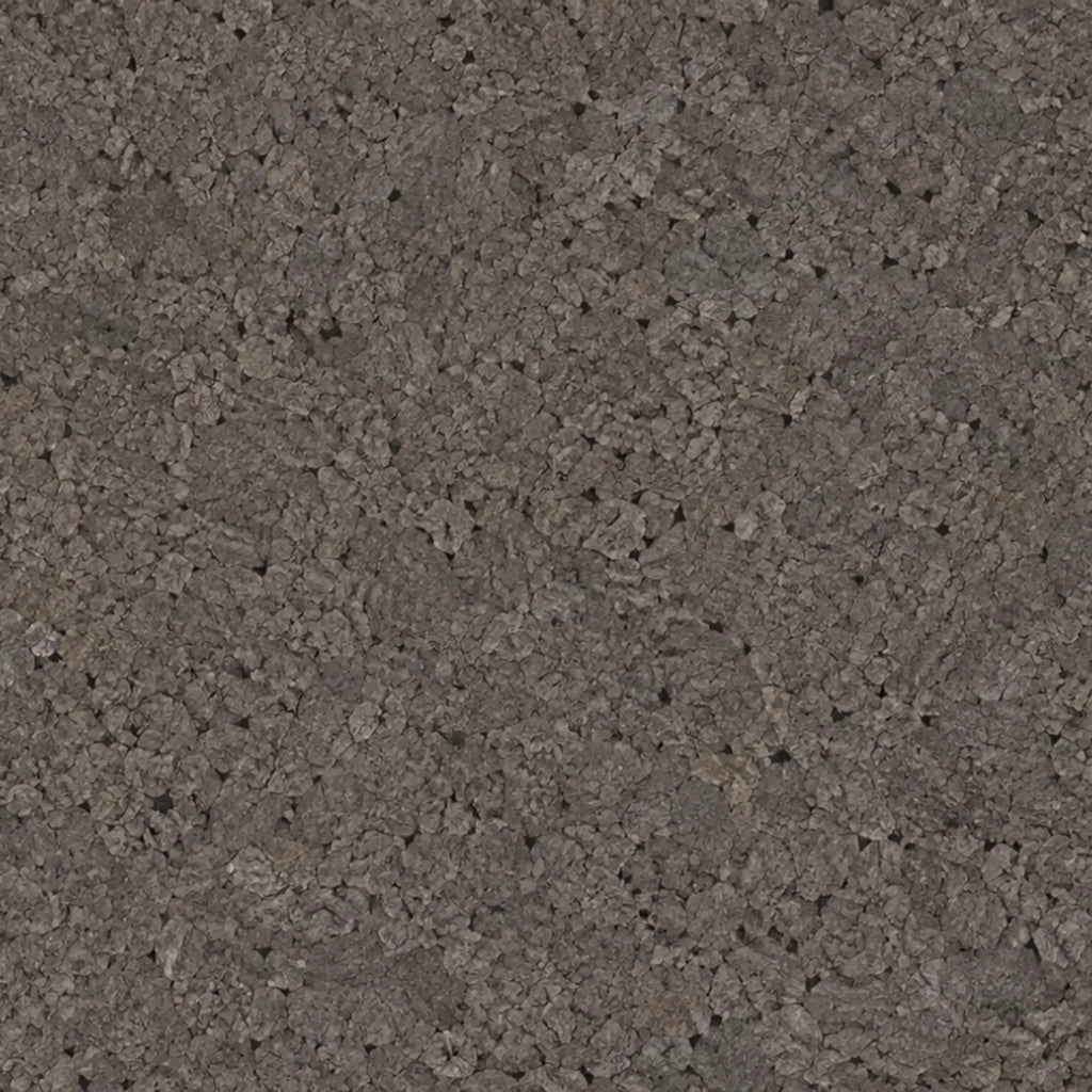 Acoustic Grey cork acoustic wall tile close-up showing the real grey cork texture and waxed surface